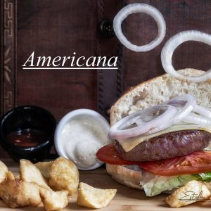 Amerikanischen hamburger